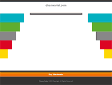 Tablet Screenshot of dhanwantri.com